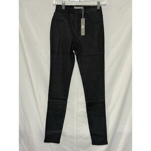 Tractr Sequin Skinny Jeans 0/25 Navy Pull On NWT Womens